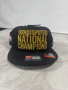 NWT OHIO STATE UNIVERSITY 2014 UNDISPUTED NATIONAL CHAMPIONS SnapBack Nike Hat - Picture 1 of 7