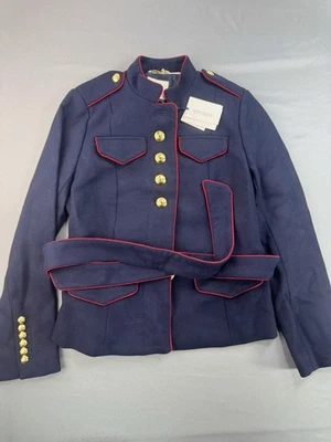 Banana Republic Olivia Palermo Jacket Womens Petite Medium Military Lined NEW - Image 1 of 4