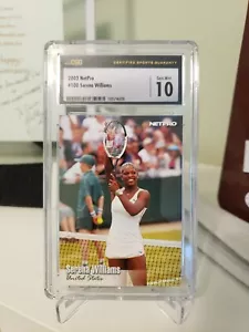 Serena Williams 2003 Netpro Tennis #100 SHORT PRINT RC Rookie 10 GEM MINT - Picture 1 of 3