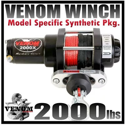 2000LB VENOM UTV WINCH FITS 2022-23 POLARIS RANGER SP 570 & RANGER CREW SP 570 - Image 1 of 4