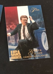 1994 FLAIR USA U.S.A. BASKETBALL PETE GILLEN #3 CO COACH - CAREER HIGHLIGHTS
