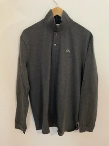 Mens LACOSTE long sleeve golf shirt w/logo - Picture 1 of 5