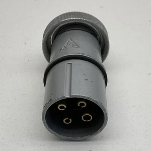 Conector macho Russell & Stoll 3730 pin y funda enchufe de 4 pines 15A/250V 10A/600V - Imagen 1 de 12