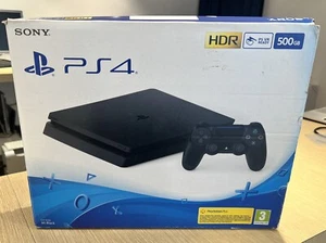 Sony PlayStation 4 Slim 500GB Console - Jet Black - Foto 1 di 5