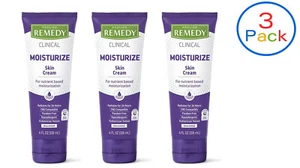 Medline Remedy Moisturize Skin Cream Hypoallergenic 4oz Unscented, 3 Pack - Picture 1 of 2
