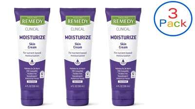 Medline Remedy Moisturize Skin Cream Hypoallergenic 4oz Unscented, 3 Pack - Image 1 of 2
