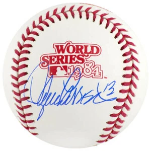 Lance Parrish Signed Rawlings 1984 World Series (Tigers) Baseball (SCHWARTZ COA) - Picture 1 of 1