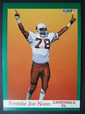NFL 344 Freddie Joe Nunn Phoenix Cardinals Fleer 1991