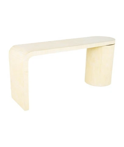 Mid Century Lacquered Waterfall Foyer Entry Console Table Cover