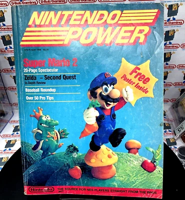 Nintendo Power #1 July August 1988 Super Mario Bros 2 First Issue Complete Good - Image 1 of 4