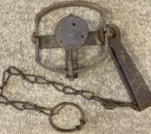 VTG Oneida Victor No 3 Single Long Spring Foothold Trap Primitive Cabin Decor - Picture 1 of 8
