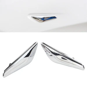 Chrome Front Side Fender Finisher For BMW X3 F25 2009-2017 For X4 F26 2013-18 - Picture 1 of 12