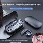 Wireless Ear Clip Bone Conduction Headphones Bluetooth with Mic Noise B3R9