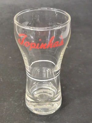 Винтажный стакан для питья TOPINKA'S Restaurant Soda Fountain ACL Detroit Мичиган - Изображение 1 из 4