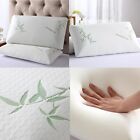 Luxury Bamboo Memory Foam Pillow, Anti-bacterial Premium Support Pillow 