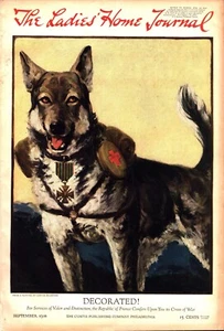 The Ladies Home Journal Magazine September 1918 WWI Dog Painting Lifestyle Ads - Picture 1 of 2