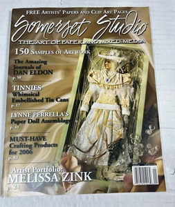 Somerset Studio Magazine The Art Of Paper Mixed Media Jan Feb 2006 Melissa Zink - Picture 1 of 4