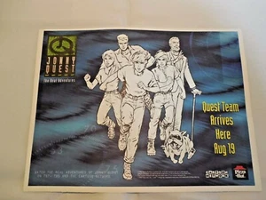 Johnny Quest Pizza Hut Placemat. Vintage Unused 1996 Pan Pizza Offer On Back - Picture 1 of 5