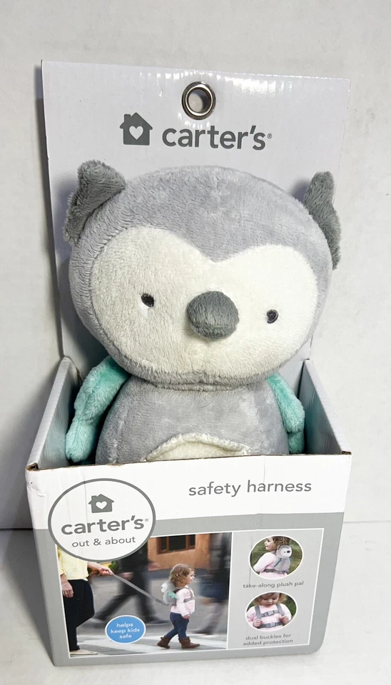 New Carter's Toddler Owl Safety Harness Out & About Leash - Image 1 of 4