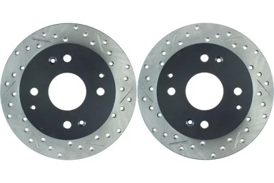 Rear PAIR Stoptech Disc Brake Rotor for 1991-1997 Honda Accord (44481) - Image 1 of 4