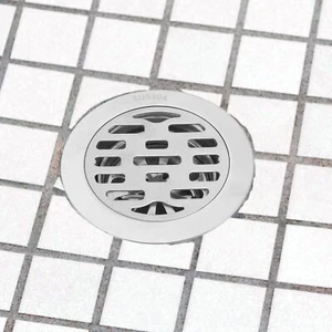 Round Floor Drain 3.9in Stainless Steel Odor Proof High Anti Slip Shower - Picture 1 of 12