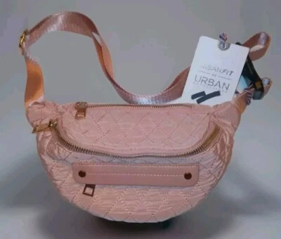 Nueva Moda Riñonera Mujer Acolchada Desnudo Tono Dorado Herrajes Cintura Ajustable Foto 1 de 4