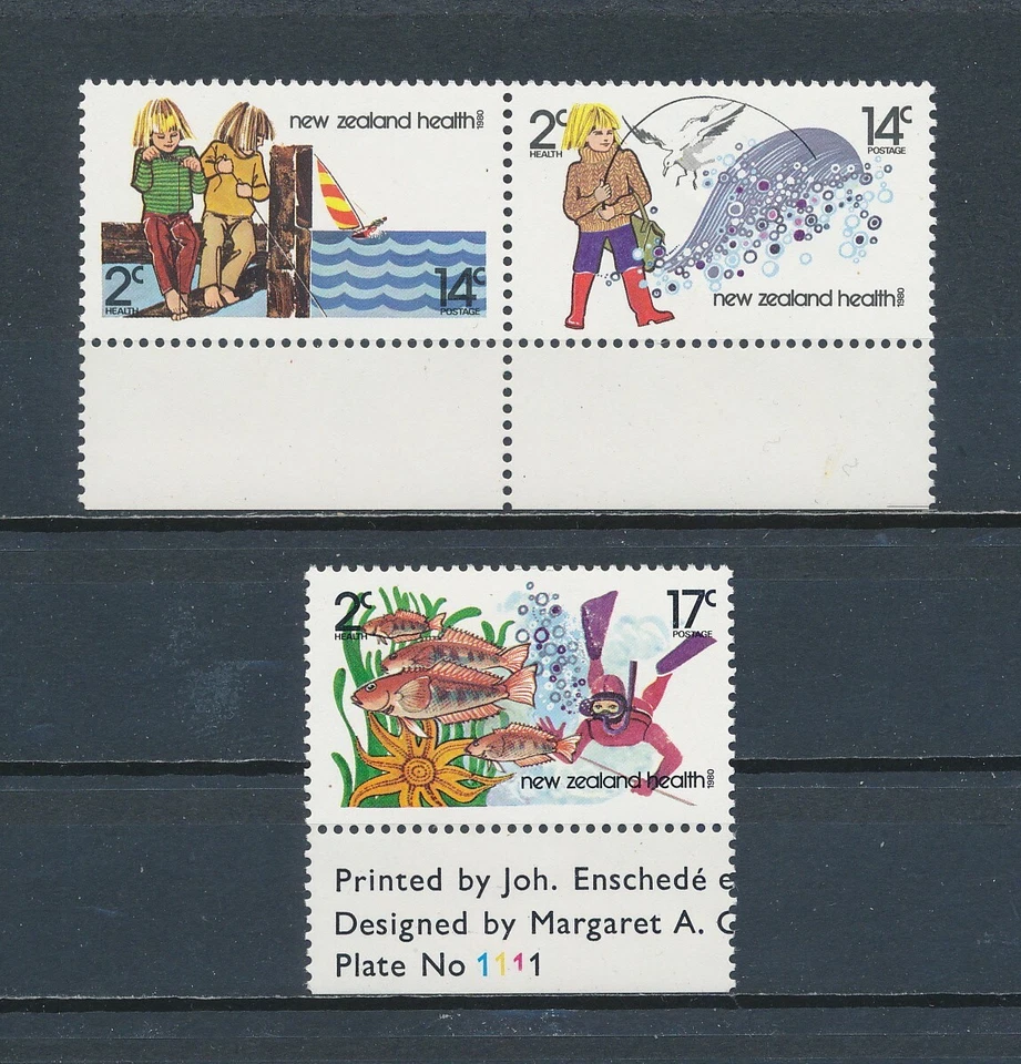 New Zealand  B106-8 MNH, Water Activities, 1980 — 第 1/1 张图片