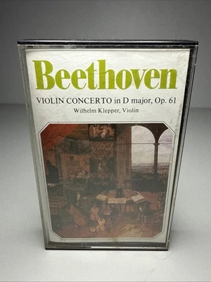 Ludwig Van Beethoven - 1770-1827 Violin Concerto In D Major, Op. 61 - Cassette - Image 1 of 4