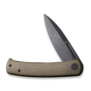 Civivi Knife Caetus Liner Lock C21025C-3 Green Micarta 14C28N Pocket Knives - Picture 1 of 7