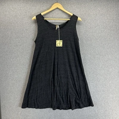 Comfy USA Tank Top Sleeveless Casual Flowy Tunic Charcoal Gray Size Large NWT - Image 1 of 4