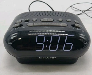 Sharp Radiowecker schwarz SPC695 LED Radiowecker getestet funktioniert  - Bild 1 von 8