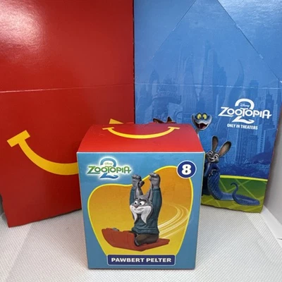 McDonalds Disney Zootopia 2 #8 Pawbert Pelter Niños Happy Meal Juguete Lince Foto 1 de 2