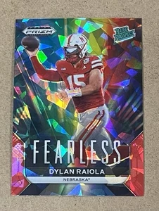 2024 PRIZM DRAFT PICKS FEARLESS RED CRACKED ICE #F-DR DYLAN RAIOLA - Picture 1 of 2
