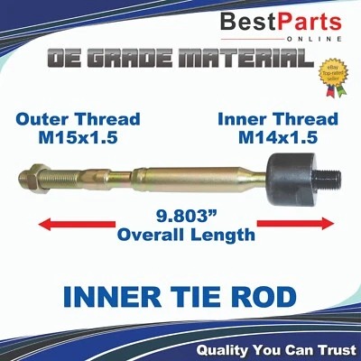 Steering Inner Tie Rod End for Scion xB 2008 2009 2010 2011 12 2013 2014 - Image 1 of 4