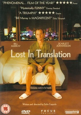 Lost in Translation (2003) DVD, Bill Murray, Scarlett Johansson, Giovanni Ribisi - Image 1 of 2
