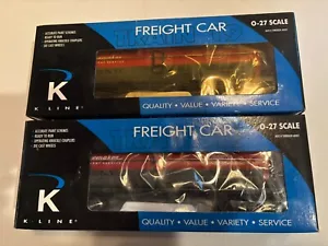 K-Line (Lot of 2) K631-1751 New York Central Pacemaker Tank Car O-27 Scale NIB - Picture 1 of 3