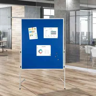 Moderationstafel Professional doppelseitig  120x150 cm Moderationswand Pinnwand - Bild 1 von 4