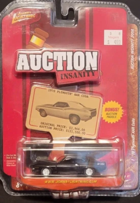 Johnny Lightning - '70 Plymouth AAR Cuda - Subasta Insanity - 1/64 - Nuevo Foto 1 de 3