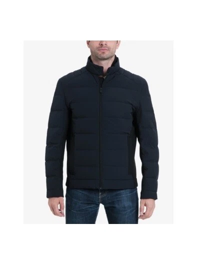 NWT Michael Kors Mens Jacket Navy Blue Size XL Puffer Full-Zip Essex $260 P0002 - Image 1 of 1