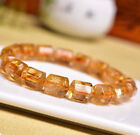 1pcs Natural Citrine Quartz Crystal Beads Woman Bracelet reiki healing 10mm