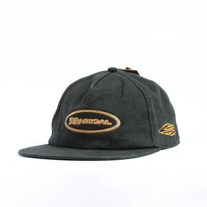 Quiksilver "Radical" Snapback Cap Youth Size Black Orange Surf Skate Hat - Picture 1 of 13