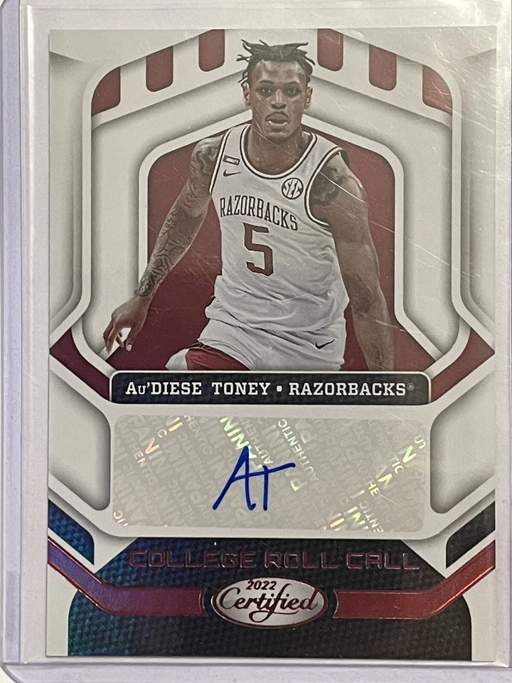 2022-23 Panini Chronicles Draft  AuDiese Toney arkansas razorbacks basketball - Image 1 of 1