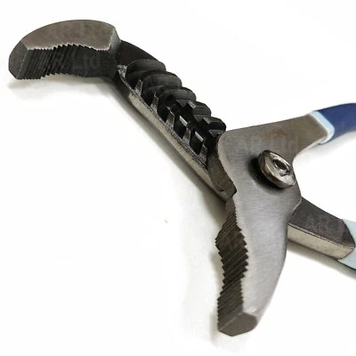 Large Plier Pipe Wrench Grips. Water Pump Pliers 254mm long. Oil Filter Remover - Image 1 of 4