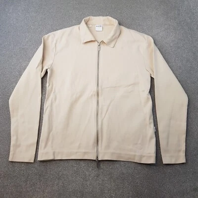 Chaqueta Select Homme Para Hombre Mediana Beige Sobrecamisa Ropa de Trabajo Utilitaria Cremallera Foto 1 de 4