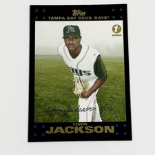 2007 Topps Updates & Highlights Edwin Jackson #UH144 Tampa Bay Devil Rays