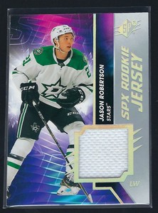 2020-21 SPx Rookie Jersey SILVER Spectrum Parallel (WHITE) JASON ROBERTSON, RC