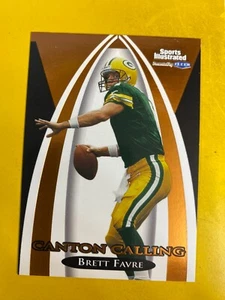 26305 1999 Sports Illustrated Canton Calling Gold #4 Brett Favre PACKERS BK$75 - Bild 1 von 4