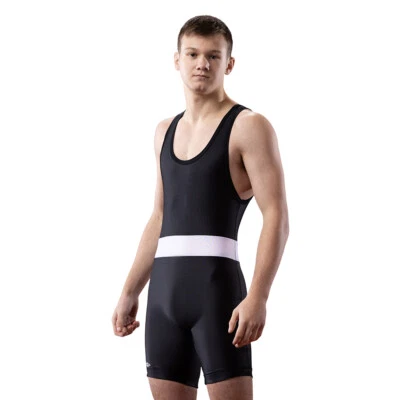 MATMAN WRESTLING Matman State Wrestling Singlet Mens Boys Spandex Blend Weightlifting Made USA