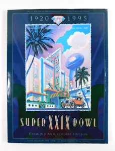 1995 Super Bowl XXlX San Francisco 49ers vs. San Diego Chargers Program - Picture 1 of 2