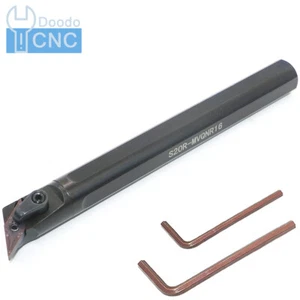 117.5° S20R-MVQNR16 20mm×200mm CNC Internal Turning Tool Holder+1Pcs VNMG160404 - Picture 1 of 7
